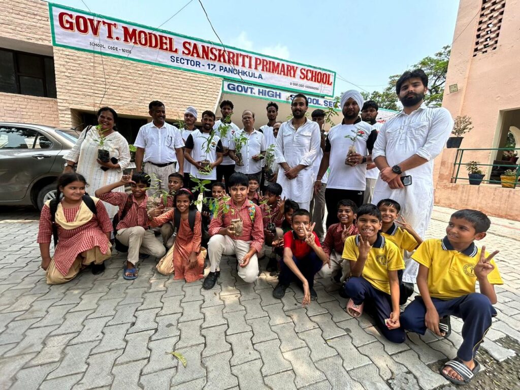 lantation Drive by Players and Coaches of Budo Kai Do Mixed Martial Arts Federation of India at Panchkula, 20 July 2024